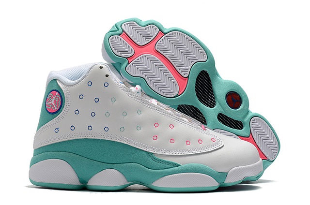 Women Jordan Shoes 13 Grade AAA Aurora Green